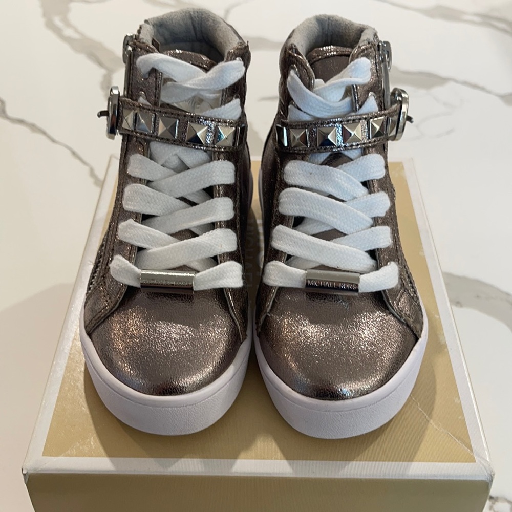 NWB Michael Michael Kors Ivy Rory-T Hi-top Sneakers
